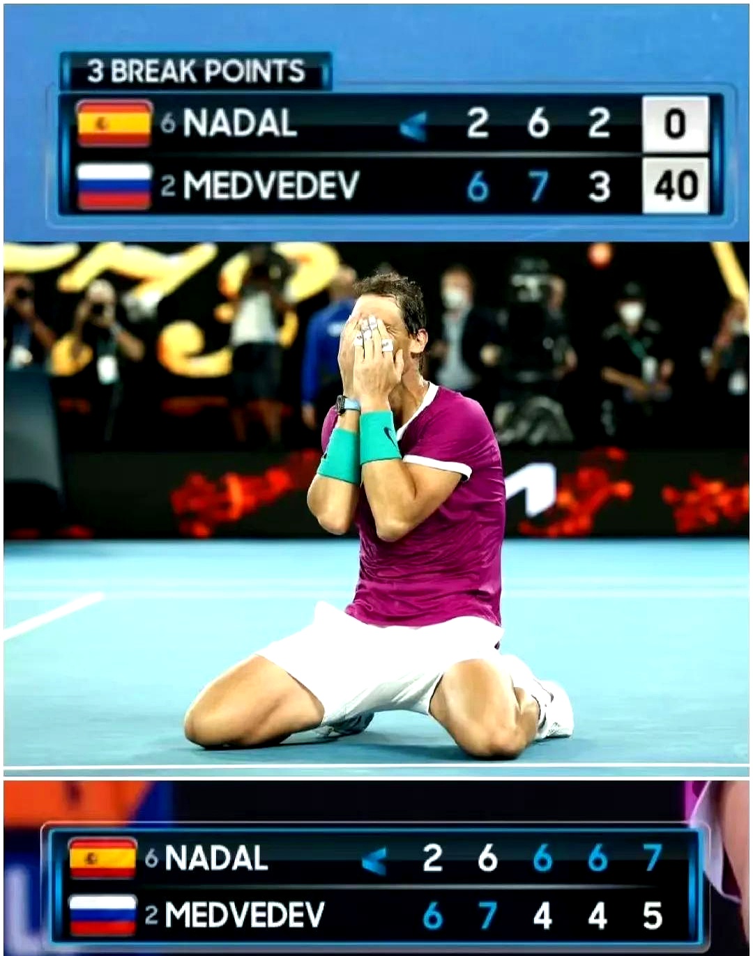 包含ATP总决赛完胜年终总决赛，纳达尔刷新纪录的词条